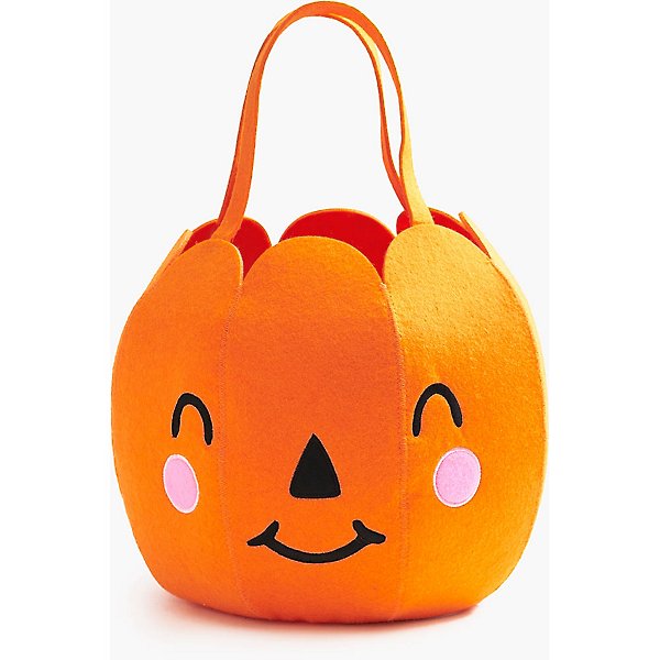 Pumpkin Felt Trick - o - Treat Bag