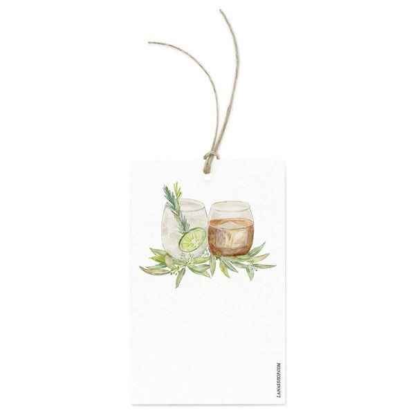 Cocktails Gift Tag
