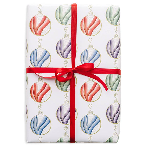 Nouveau Ornament Gift Wrap Wrapping Paper Rolls - S/3