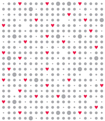 Dots & Hearts Giftwrap