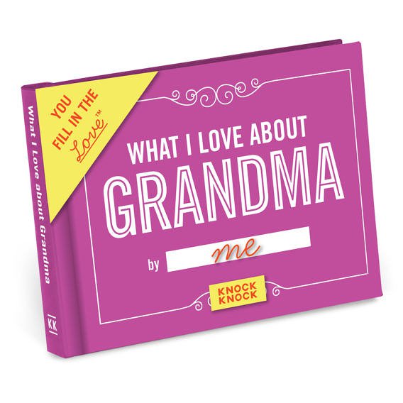 What I Love about Grandma Fill in the Love Journal