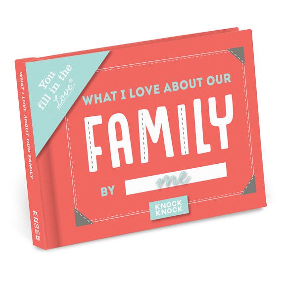 What I Love about Our Family Fill in the Love Journal