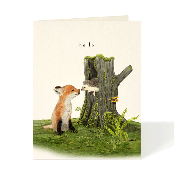 Fox and Hedgehog - Everyday Card