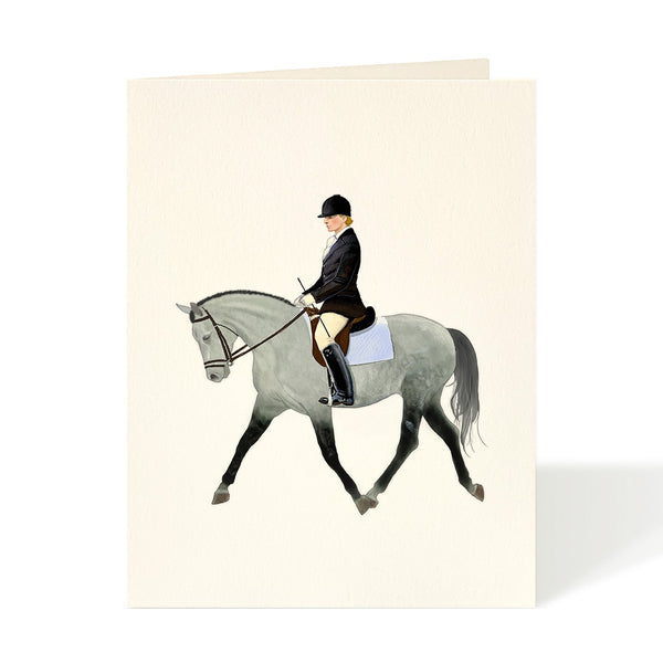 Black Rider - Equestrian Card