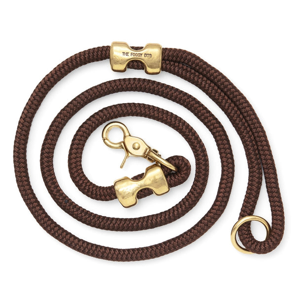Walnut Marine Rope Dog Leash