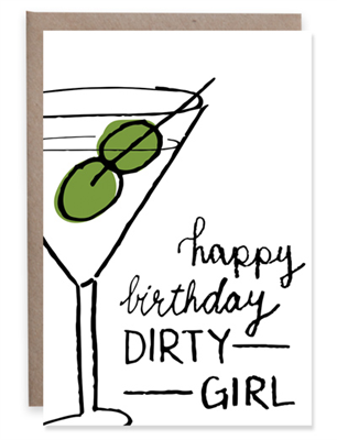 Dirty Girl Petite Card