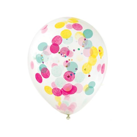 Birthday Brights Confetti Balloon Kit -
