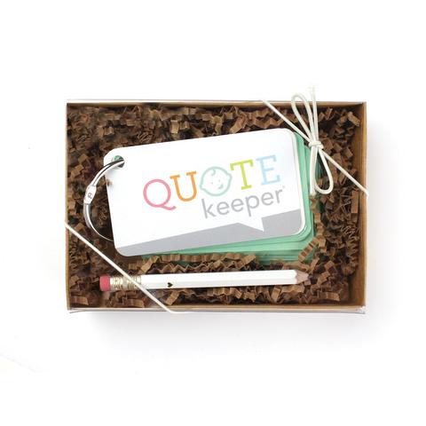 Quote Keeper Starter Ring - Mint