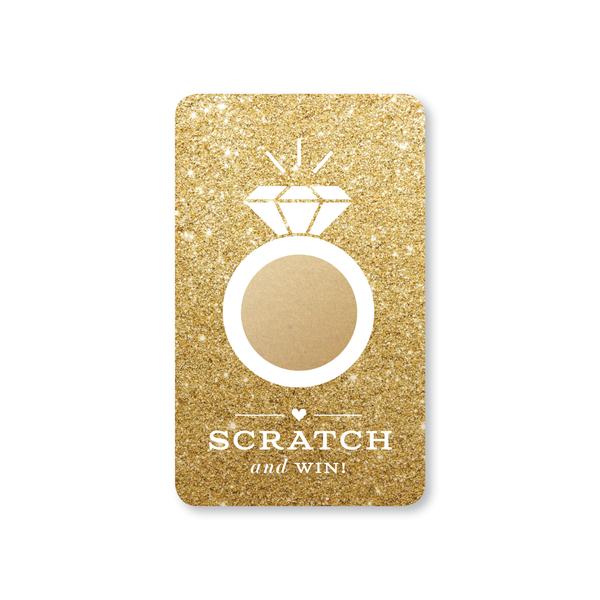 Bridal Scratch-off Game - Gold Glitter S/24