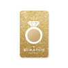 Bridal Scratch-off Game - Gold Glitter S/24