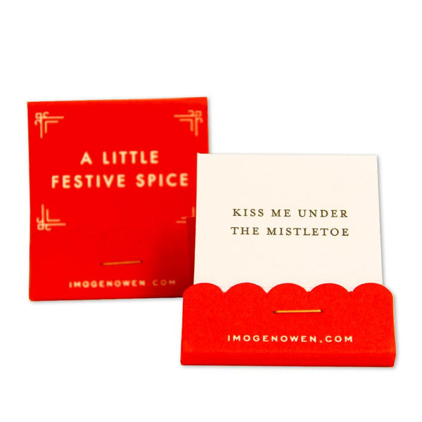 A Little Festive Spice Matchbook