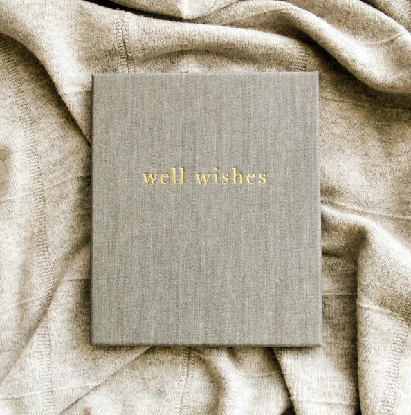 Well Wishes - Guest Book (Grey)