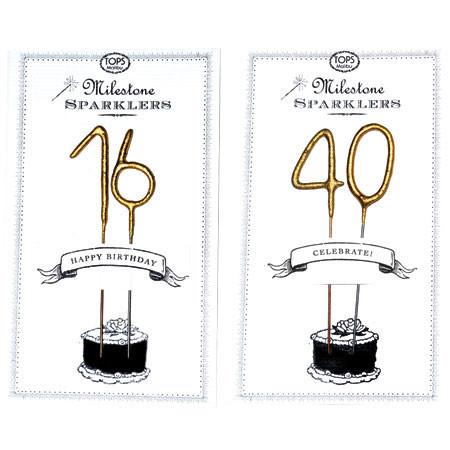 Celebrate 70 Birthday Gold Sparkler Card