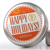 Holiday Toile Single Travel Tin Candle