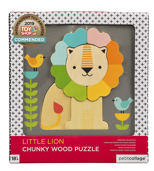 Chunky Lion Wood Tray Puzzle