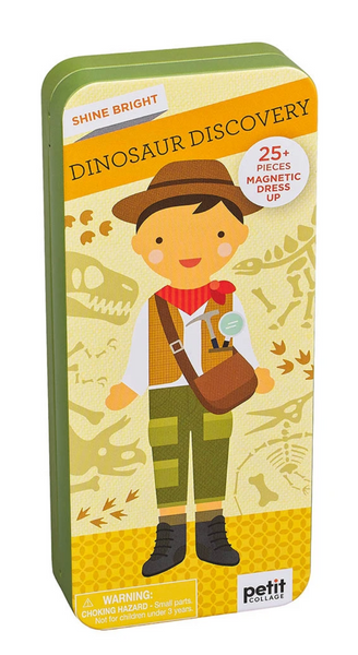 Shine Bright: Dino Discovery Magnetic Dress Up