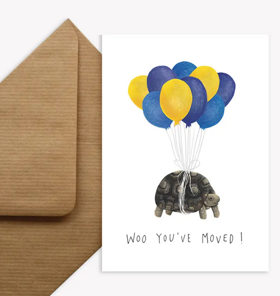Woo You've Moved CArd