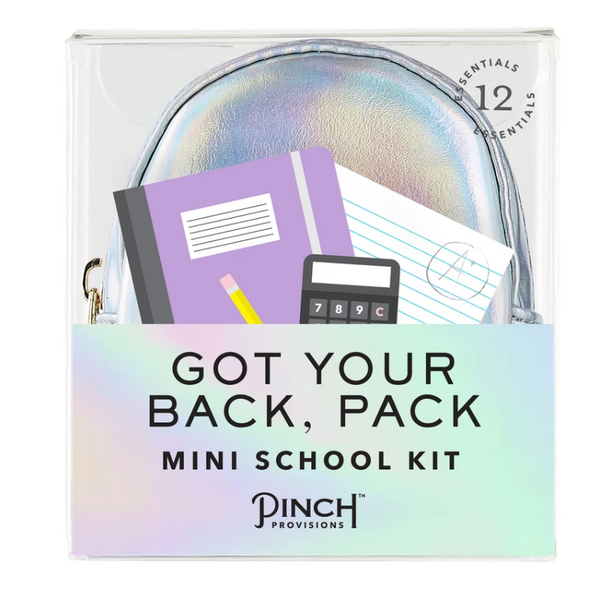 Got Your Back, Pack Mini School Kit - Silver Hologram