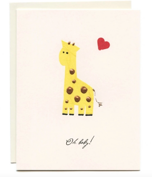 "Oh Baby!" Baby Giraffe Card