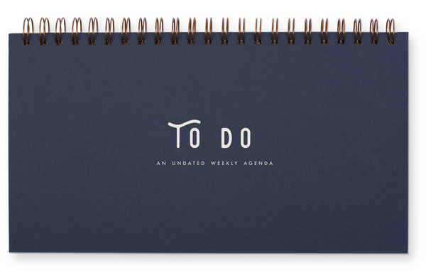 To Do simple Weekly Planner-Deep Blue