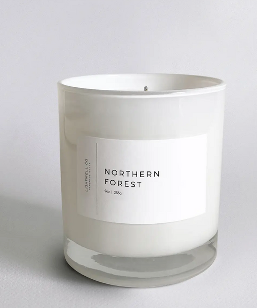 Northern Forest White Tumbler