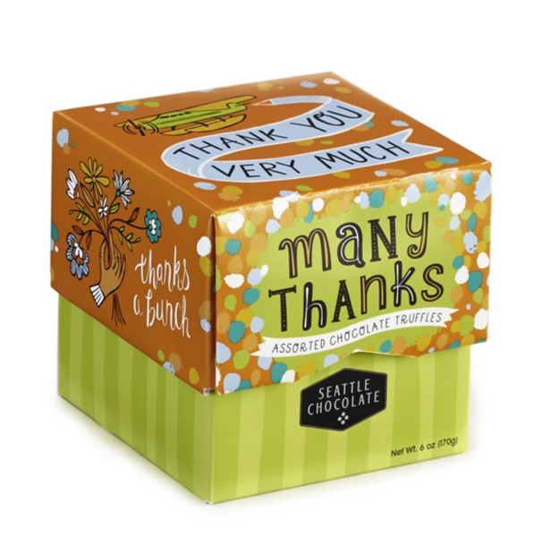 Many Thanks Chocolate Truffle Box - 6 oz.