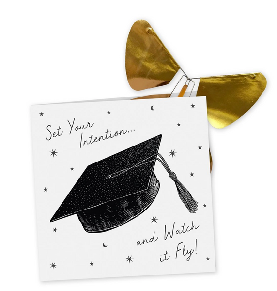 Graduation Day Card w/Magic Butterfly