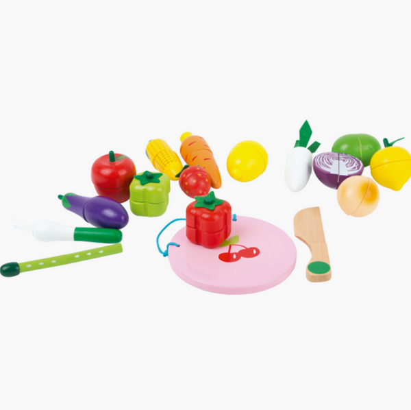 Small Foot Cuttable Magnetic Fruit & Vegetable Playset