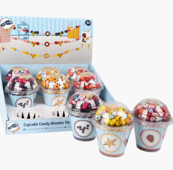 Small Foot Threading Bead Candy Cupcakes