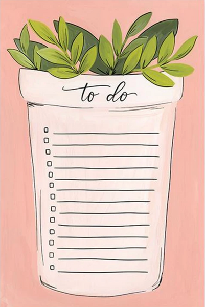 Plant To Do Notepad