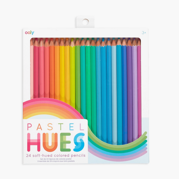 Pastel Hues Colored Pencils S/24