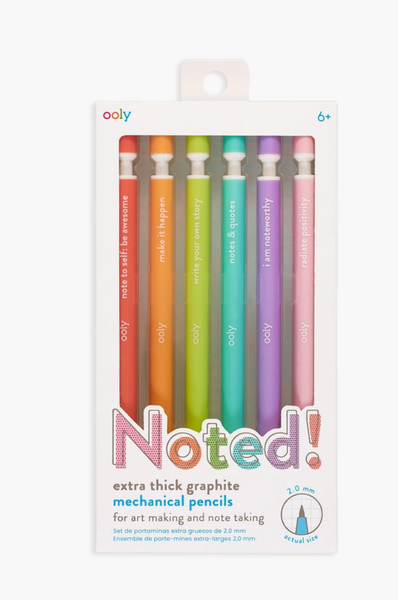 Noted! Graphite Mechanical Pencils S/6