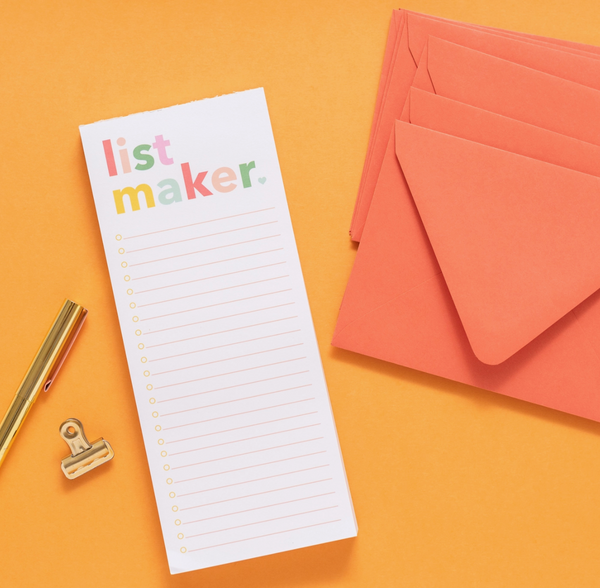 List Maker Notepad - 3.5 x 8.5