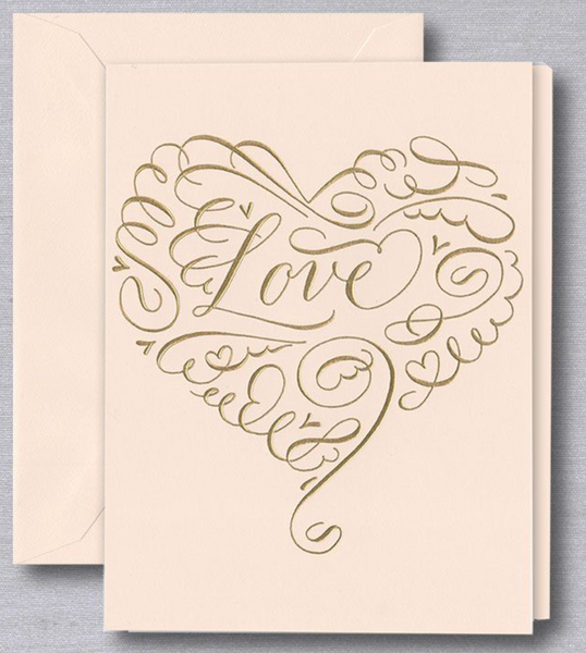 Love Heart Anniversary Greeting Card