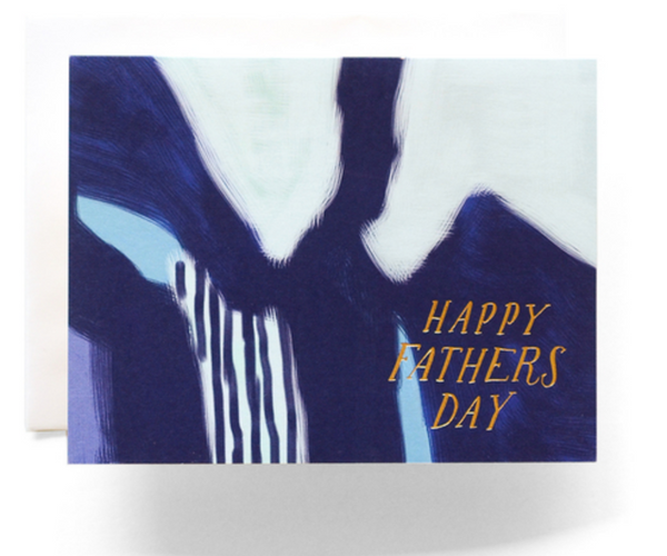 Abstract Father's Day Greeting Card