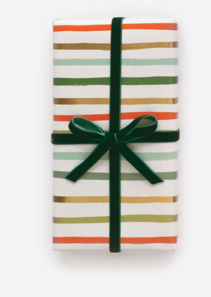 Festive Stripe Continuous Wrapping Roll