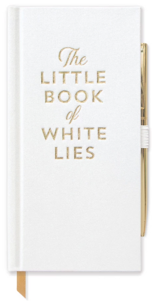 Skinny Journal with Pen/ "The Little Book of White Lies"