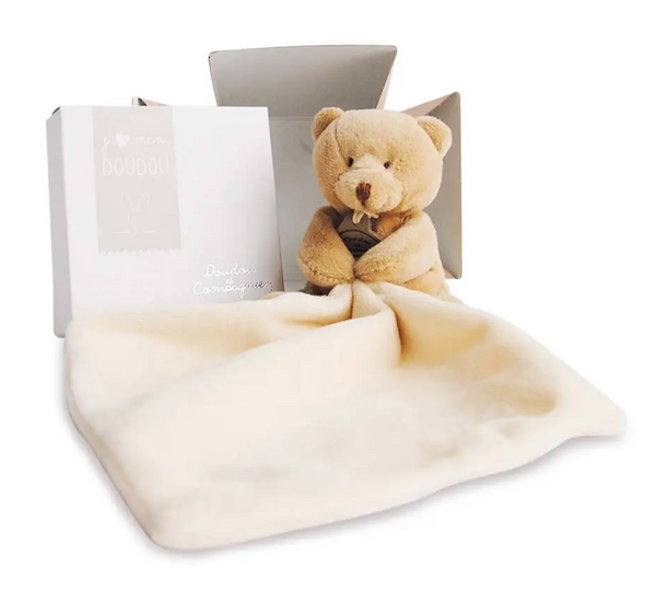 Teddy Bear with Doudou Baby Blanket