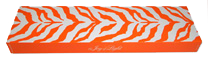 Zebra Orange 9" Fireplace Matchbox