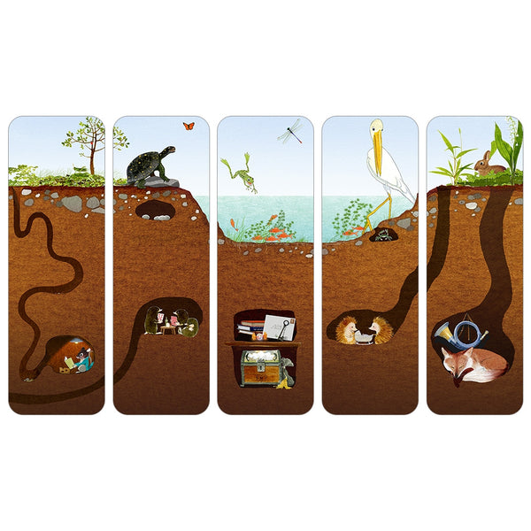 By the Pond - Bookmarks - Set of 5