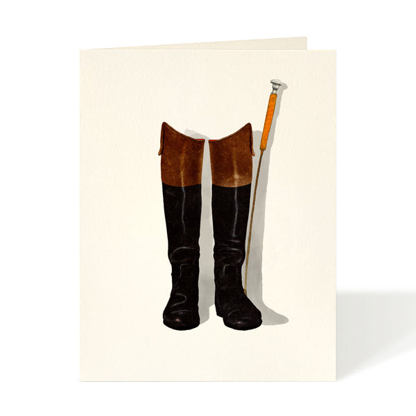Riding Boots -- Equestrian Card