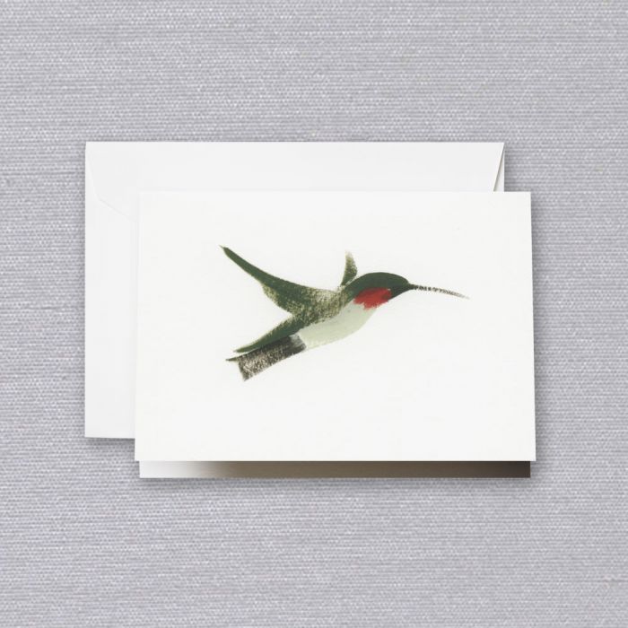 Brushstroke Hummingbird Note S/10