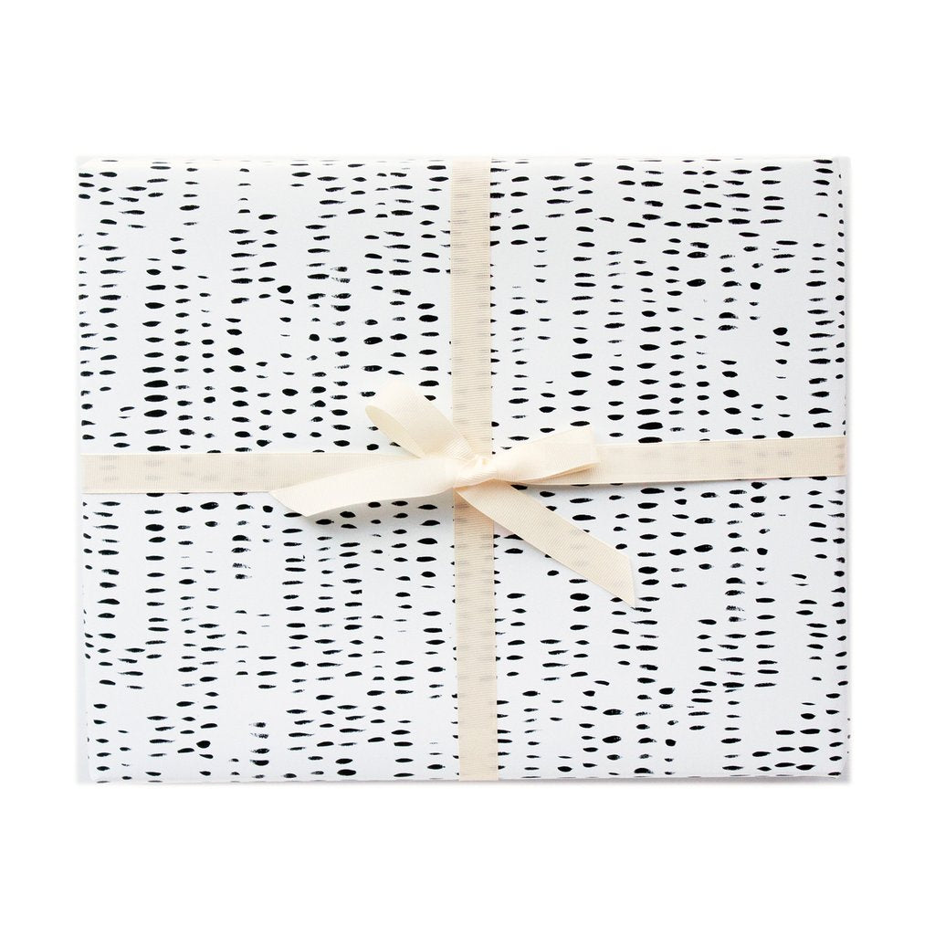 Brushstroke Gift Wrap Single Sheet