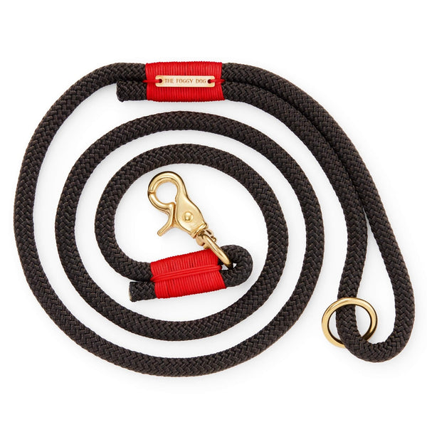 Black and Red Climbing Rope Dog Leash