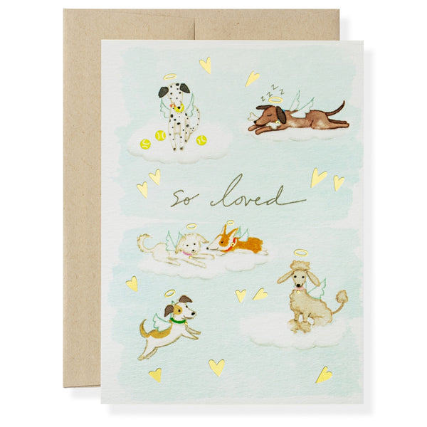 Dog Heaven Greeting Card