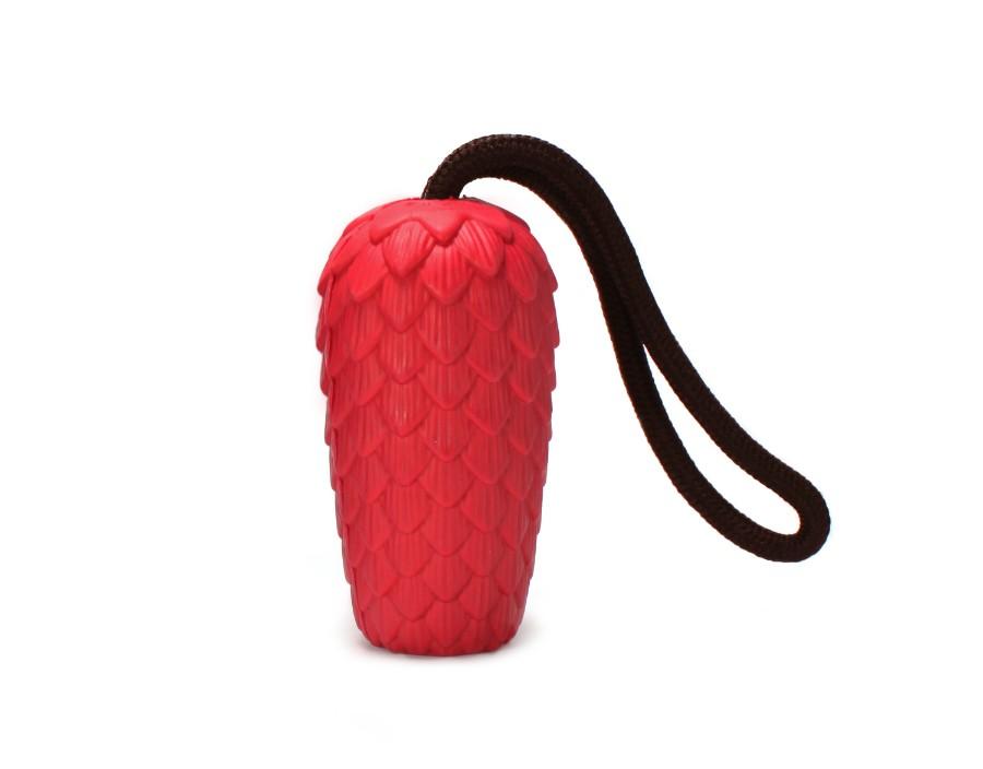 Pinecone Rubber toy red