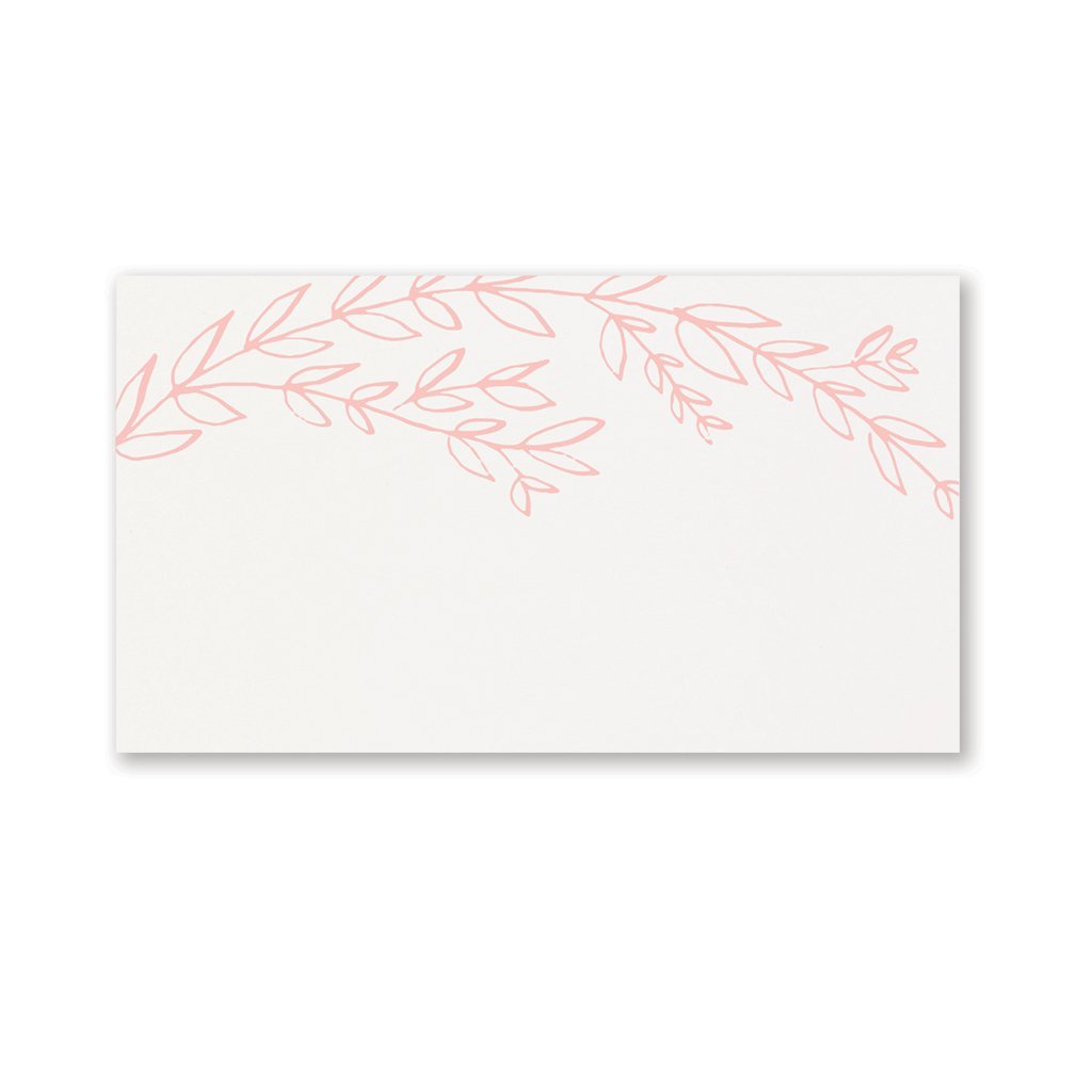 Flamingo Wreath Place Cards- S/25