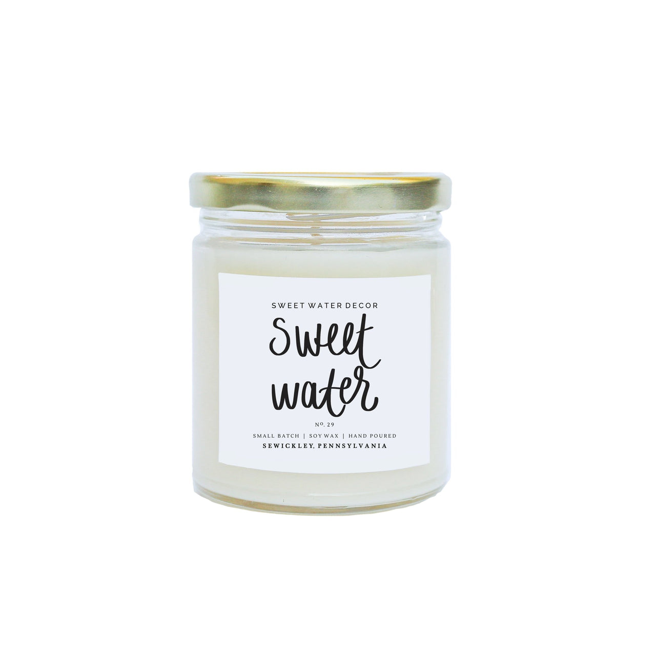 Sweet Water Soy Candle - 9oz