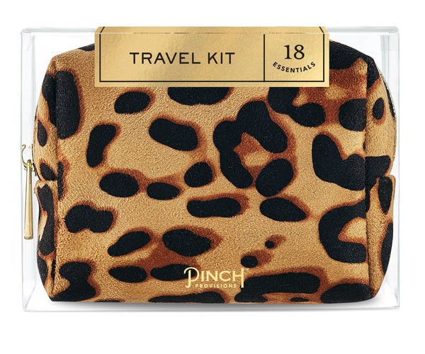 Travel Kit - Tan Leopard