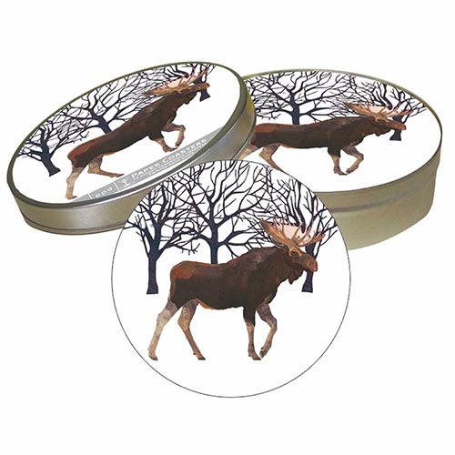 Coaster Set - Winter Moose
